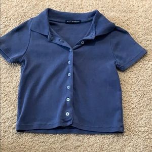 brandy melville button up with collar